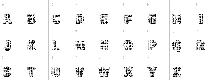 Uppercase characters