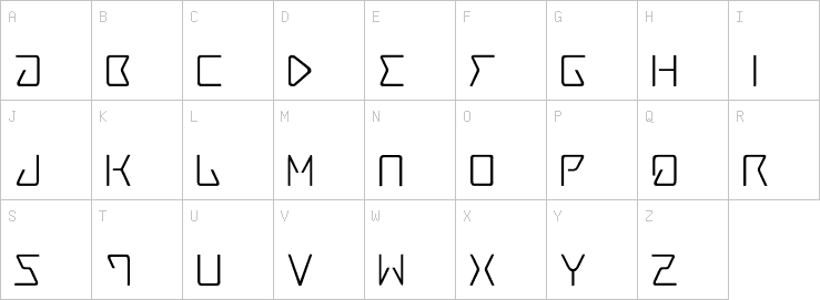 Uppercase characters