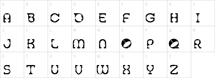 Uppercase characters