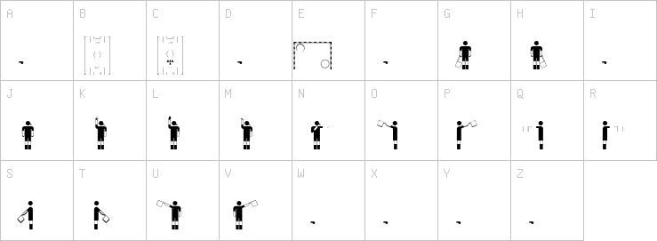 Uppercase characters