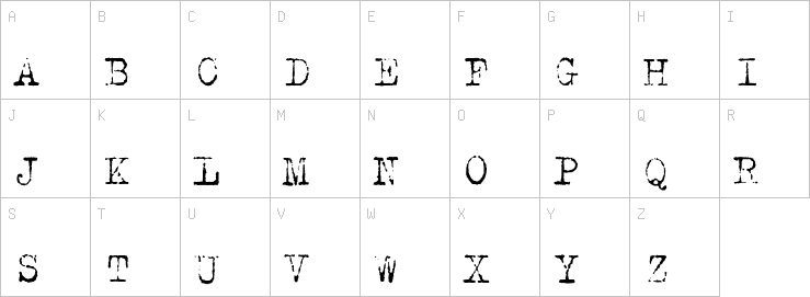 Uppercase characters