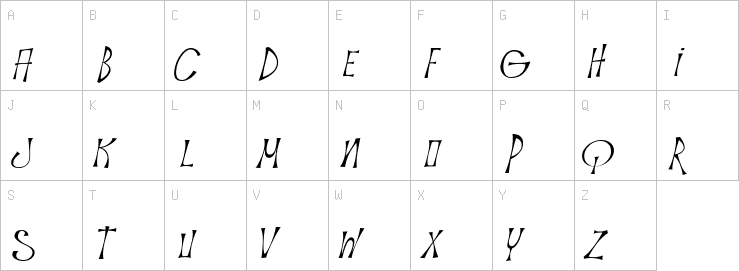 Uppercase characters