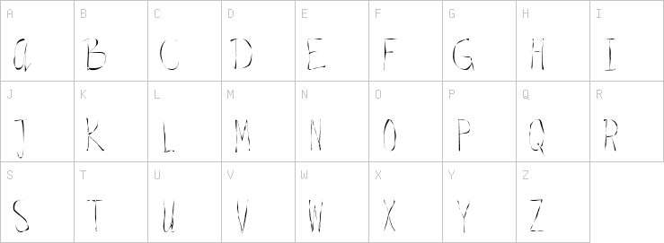 Uppercase characters