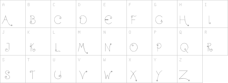 Uppercase characters