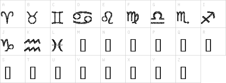 Uppercase characters