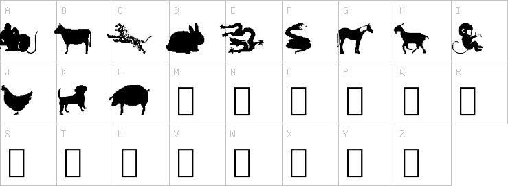 Uppercase characters