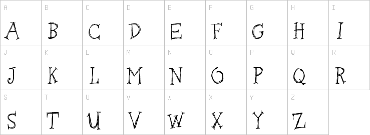 Uppercase characters