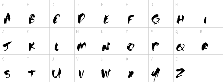 Uppercase characters