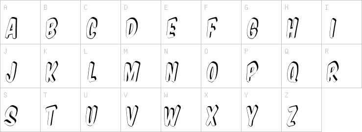 Uppercase characters