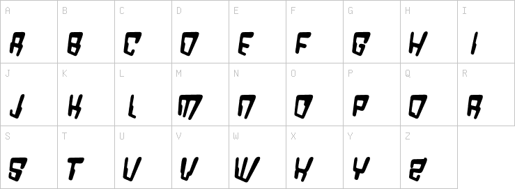 Uppercase characters