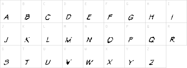 Uppercase characters