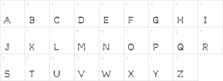 Uppercase characters