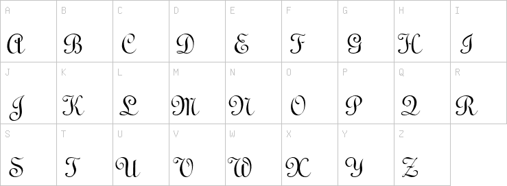 Uppercase characters