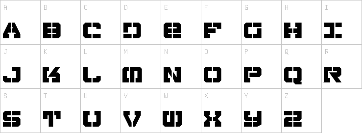 Uppercase characters