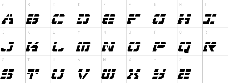 Uppercase characters