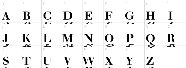 Uppercase characters