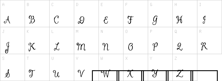 Uppercase characters