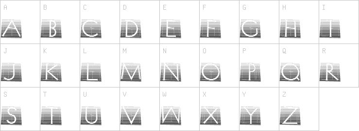 Uppercase characters