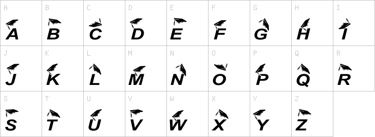 Uppercase characters