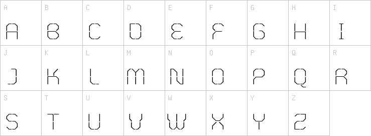 Uppercase characters