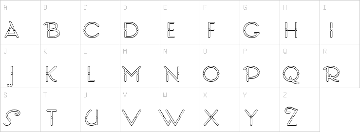 Uppercase characters