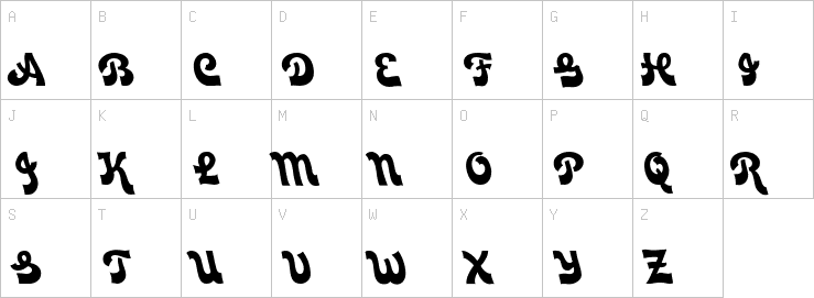 Uppercase characters