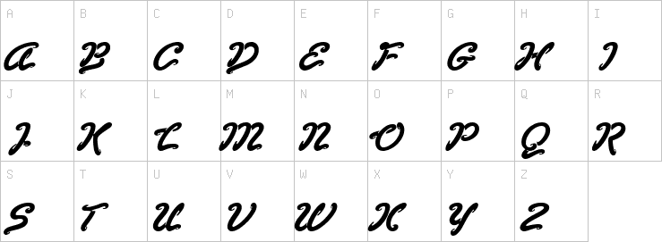 Uppercase characters