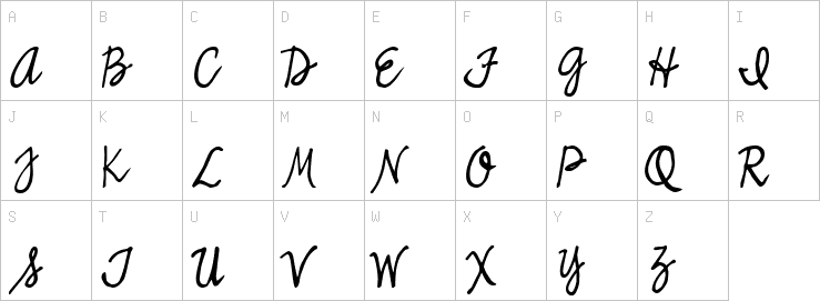 Uppercase characters