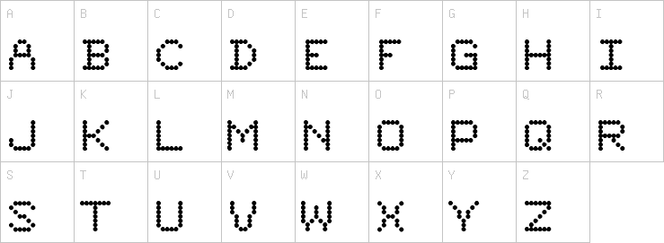 Uppercase characters