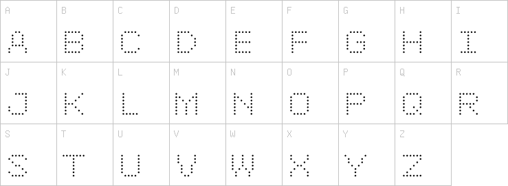 Uppercase characters