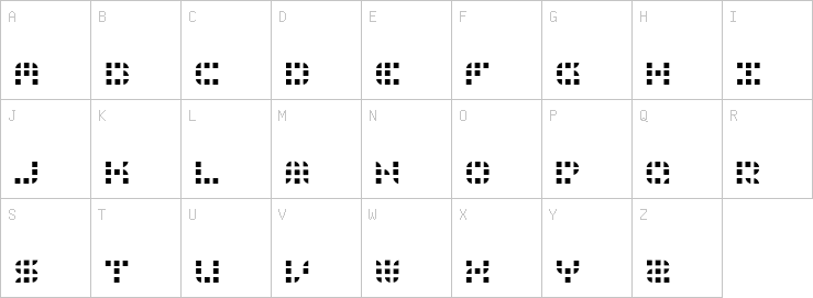 Uppercase characters