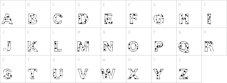 Uppercase characters