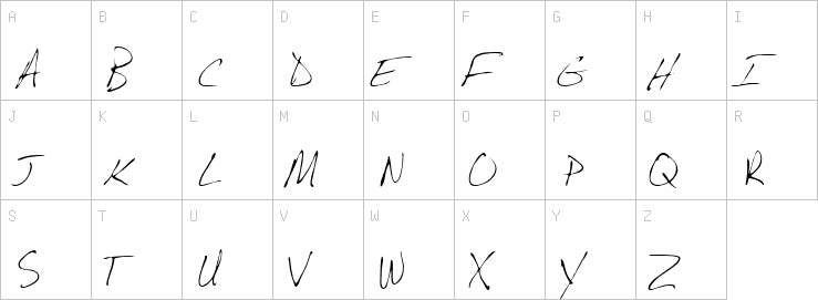 Uppercase characters