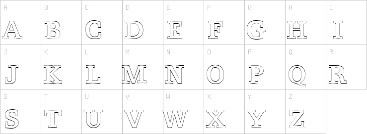 Uppercase characters