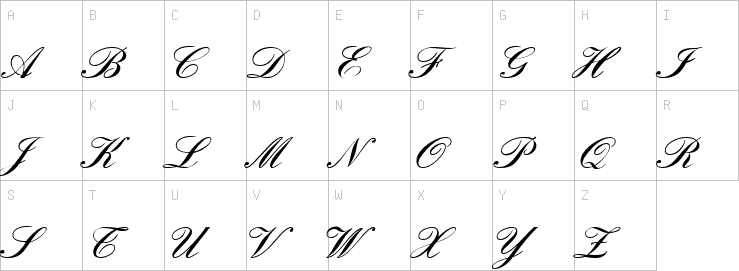 Uppercase characters