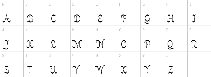 Uppercase characters