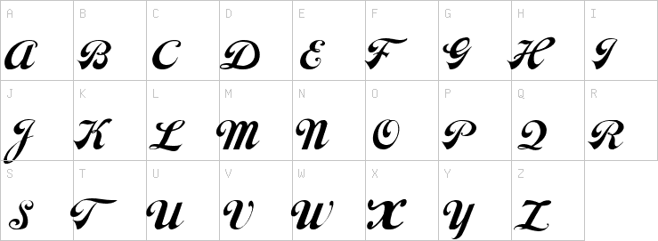 Uppercase characters