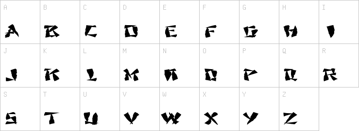 Uppercase characters