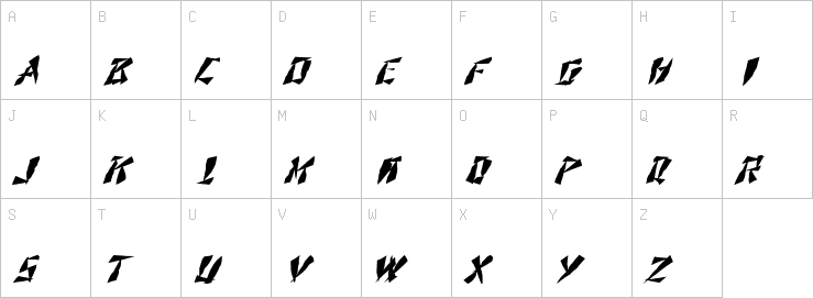 Uppercase characters