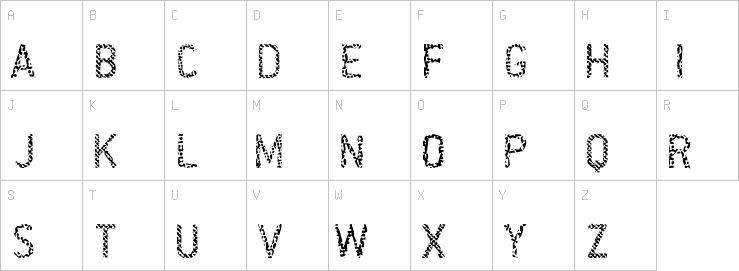 Uppercase characters