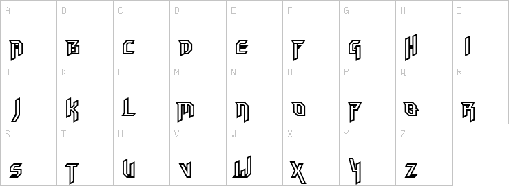 Uppercase characters