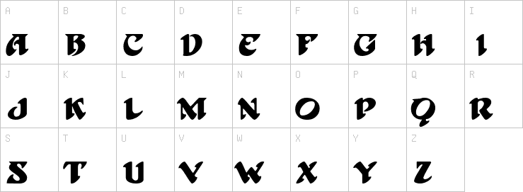 Uppercase characters