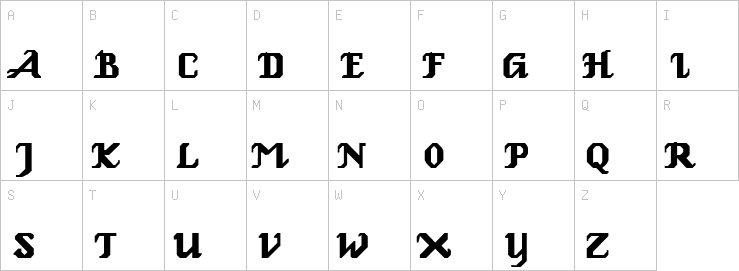 Uppercase characters