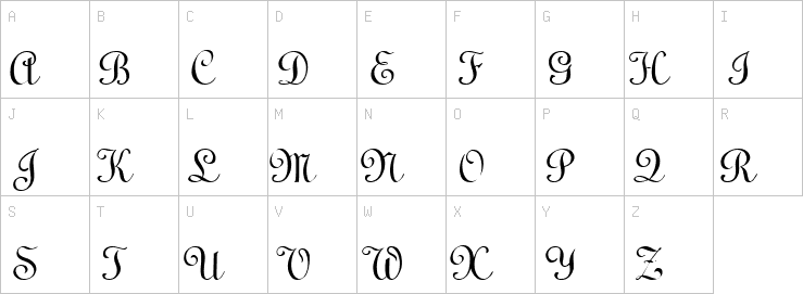 Uppercase characters