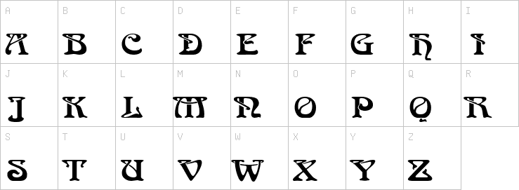 Uppercase characters