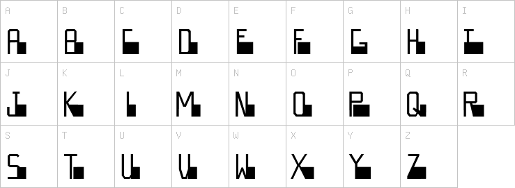 Uppercase characters