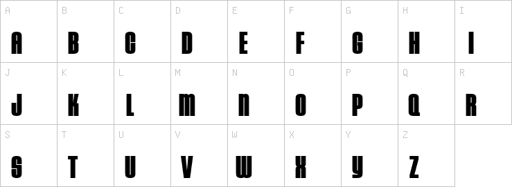 Uppercase characters