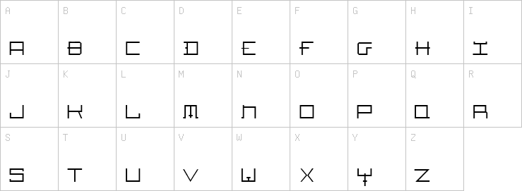 Uppercase characters