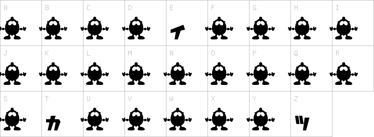 Uppercase characters