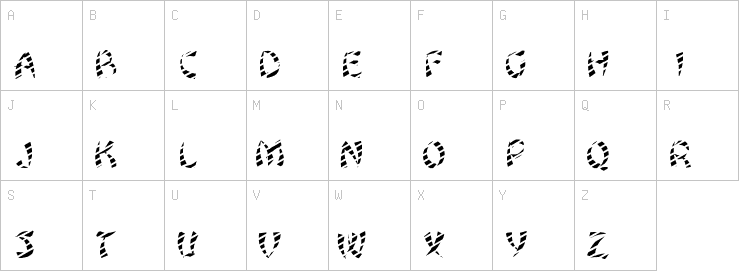 Uppercase characters